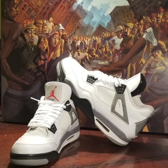SOLD.... Jordan White Cement 4 size 13 - Picture 5 of 6